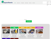 Tablet Screenshot of polymerchemie.net